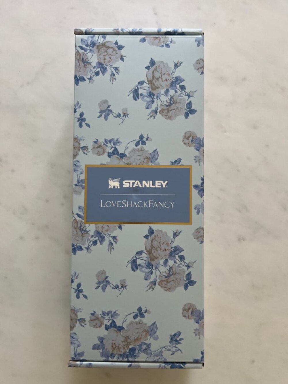LoveShackFancy x Stanley Blue Box – Empty Collector Packaging